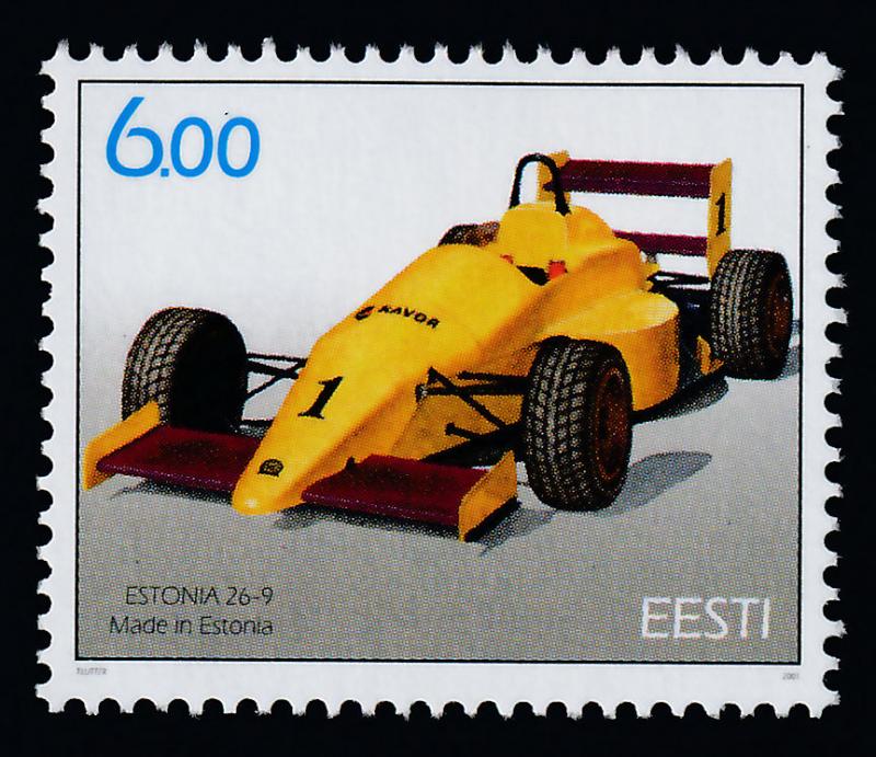 Estonia 426 MNH 26/9 Racing Car