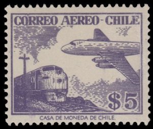 CHILE STAMP YEAR 1956 - 58. SCOTT # C183. MINT.