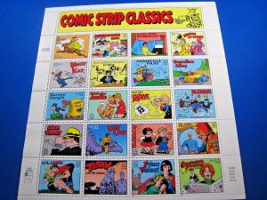 UNITED STATES SCOTT #3000 - FULL PANE COMIC STRIP CLASSICS   MNH  (brig)