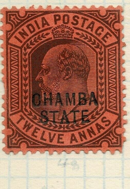 india chamba states- sg 39 -  lmm 