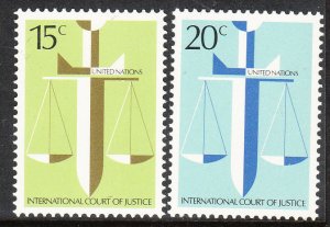 314-15 United Nations 1979 International Court MNH