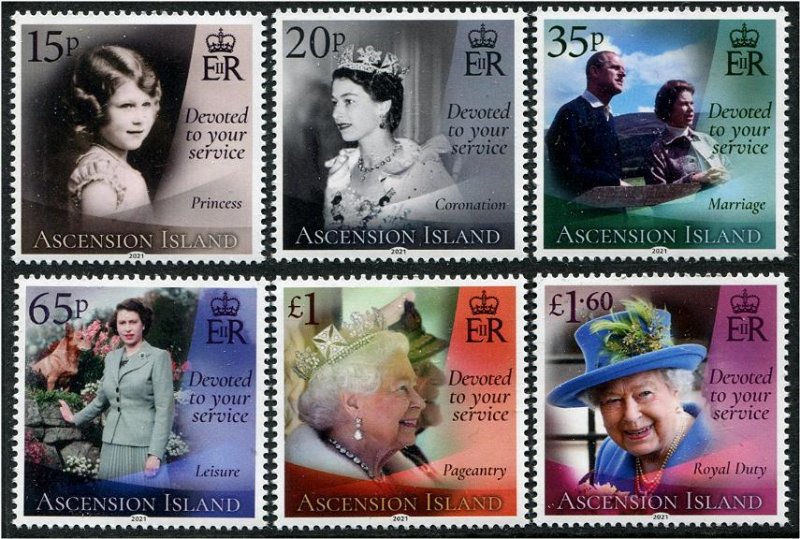 2021 Ascension Queen Elizabeth's 95th Birthday (6)  (Scott NA) MNH