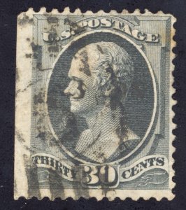 US Scott 165 Used 30c gray black Alexander Hamilton Lot F043 bhmstamps