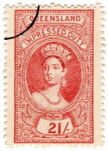 (I.B) Australia - Queensland Revenue : Impressed Duty 21/-