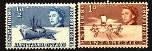 British Antarctic Scott # 1 - 4 Unused NH