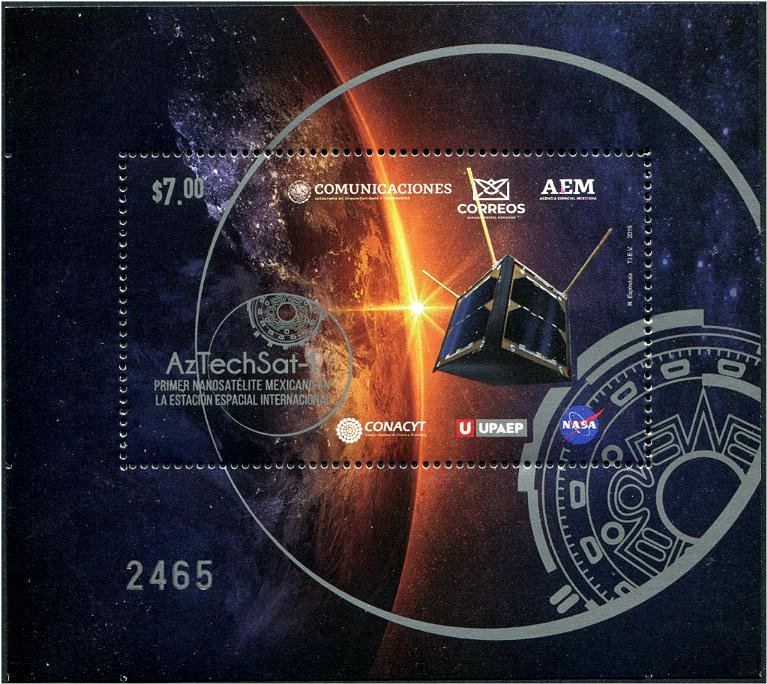 2020 Mexico Aztech Satellite SS (Scott NA) MNH