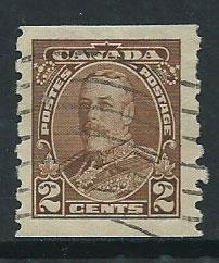 Canada SG 353  coil stamp  FU