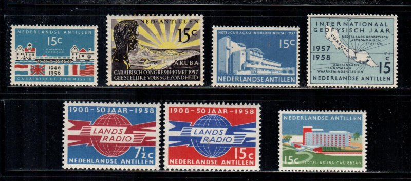 Netherlands Antilles #235//260  6 Sets  MNH  Scott $2.30