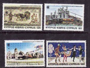 Cyprus-Sc#591-4- id9-unused NH set-Commonwealth Day-1983-