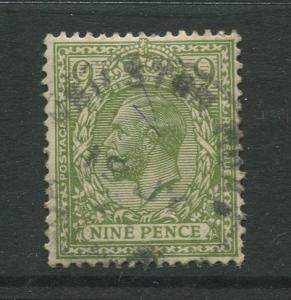 Great Britain #183 FU 1922  Single 9p Stamp