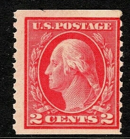 [MA1]   Nice 1914 US #444 Mint-OG ~ Type I Coil Single [Perf. 10] 