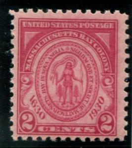 682 US 2c Massachusetts Bay Colony, MNH cv $.85