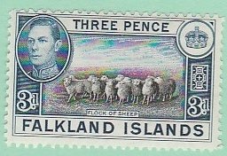 FALKLAND ISLANDS #87A MINT NEVER HINGED