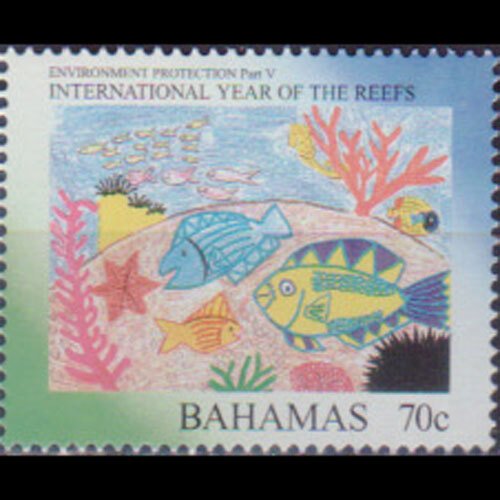 BAHAMAS 1997 - Scott# 896 Coral Reefs 70c NH