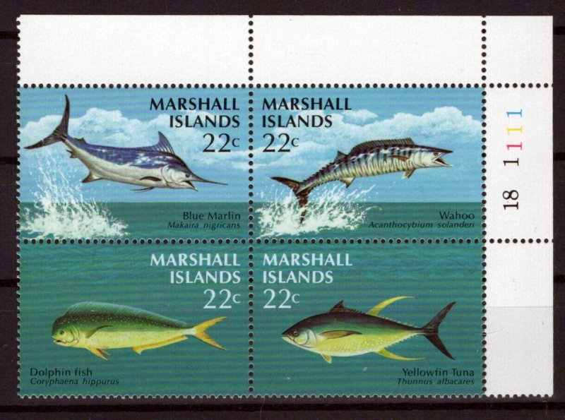 Marshall Islands 127a MNH Game Fish Marine Life ZAYIX 0324S0115