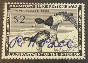 US Stamps #RW21 Used Federal Ducks #RW21A166