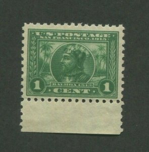 1914 United States Vasco de Balboa Postage Stamp #401 Mint Never Hinged VF