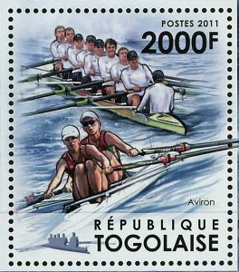 Boat Races Stamp Rafting Aviron Canoe Slalom Coastal Rowing S/S MNH #4328/Bl.678