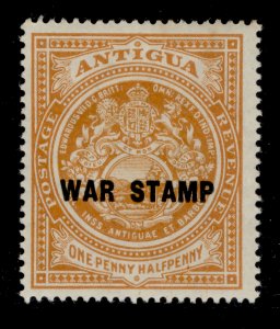 ANTIGUA GV SG54, 1½d orange, M MINT.