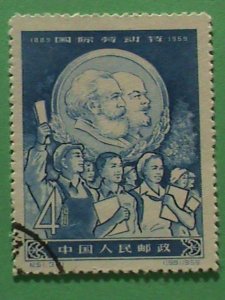 CHINA STAMP-1959-SC#413- INTERNATIONAL LABOR DAY.CTO- LIKE MINT CONDITION