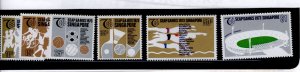 Singapore #183-188  Single (Complete Set)