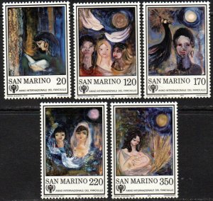 San Marino Sc #954-958 MNH