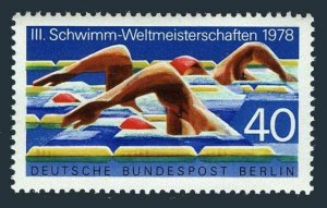 Germany-Berlin 9N419,MNH.Michel 571. 3rd World Swimming Championships,1978.