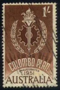 Australia # 340 Colombo Plan, used