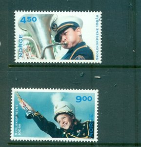 Norway - Sc# 1292-3 2001 School Musical Bands. MNH $4.40.