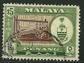 Malaya, Penang # 66, Used