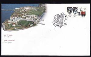 Canada-Sc#1906-stamp on FDC-RMC-Royal Military College-2001-