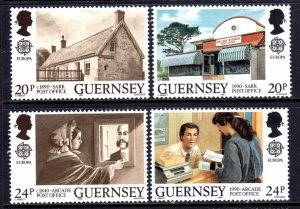 Guernsey 1990 Post Offices - EUROPA Complete Mint MNH Set SC 422-425