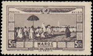 French Morocco #CB1-CB10, Complete Set(10), 1928, No Gum