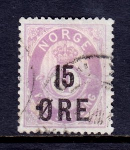 Norway - Scott #62 - Used - SCV $8.50