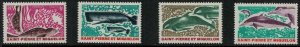 St. Pierre 1969 SC 389-392 Set - Whales, Dolphins, Seals 