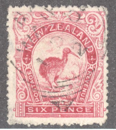 New Zealand, Scott #115 var, Used, sideways watermark