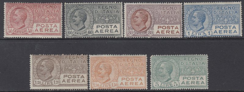 Italy Regno - Sassone Posta Aerea n.  2-7 cv 720$ MNH**