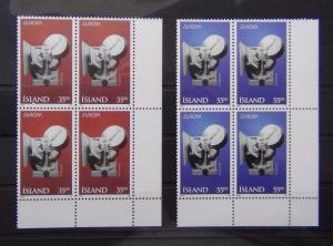 Iceland 1995 Europa set in Blocks x 4 MNH 