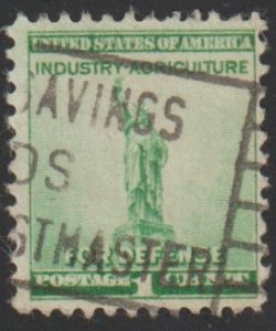 SC# 899 - National Defense Issue, Statue of Liberty, used single