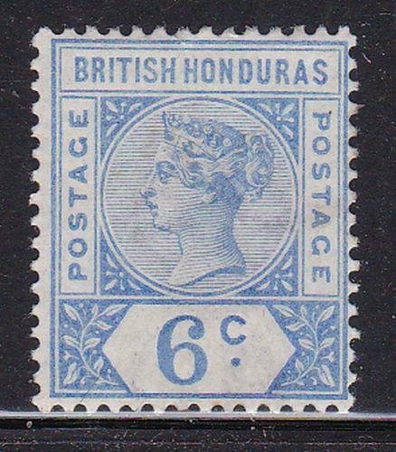 Album Trésors Britannique Honduras Scott #42 6c Victoria Mint à Charnières