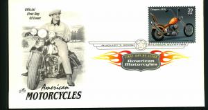 #4085 American Motorcycles - Chopper - Digital Color Canc...