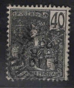 French Indo-China Scott 34 used  from 1904-06 France set