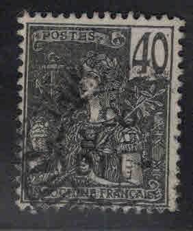 French Indo-China Scott 34 used  from 1904-06 France set