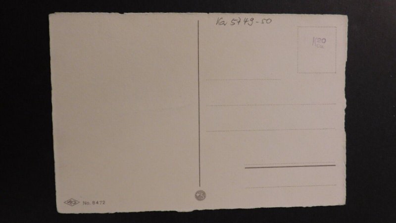 Mint Stamp on Stamp Postcard switzerland 3