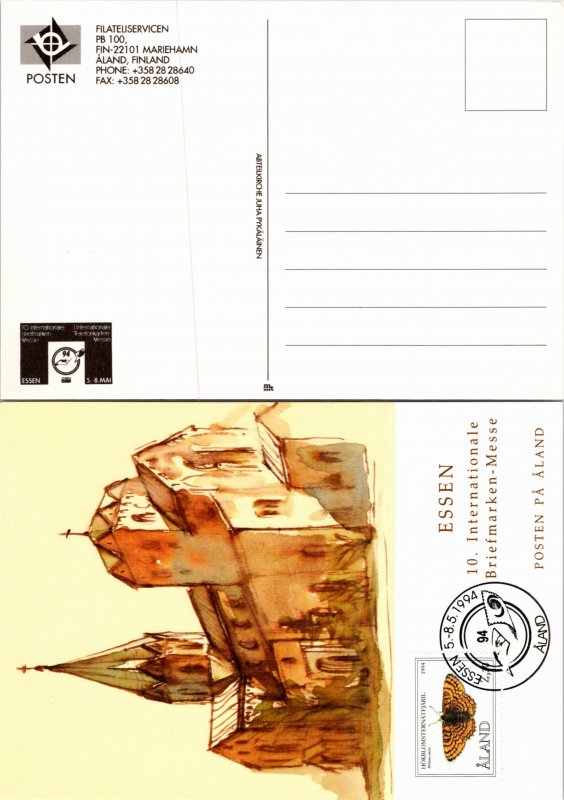 Aland, Maximum Card, Stamp Collecting, Butterflies