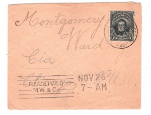 URUGUAY Cover Montevideo Chicago Illinois USA 1913 {Samwells-Covers} MM48