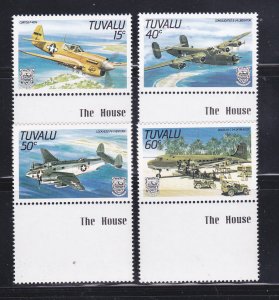 Tuvalu 307-310 Set MNH Planes