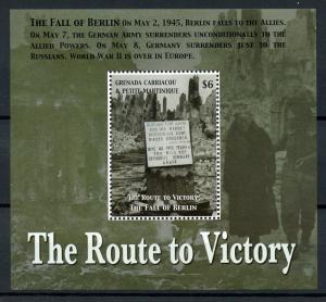 Grenadines Grenada Stamps 2005 MNH WWII WW2 Route Victory Fall Berlin 1v S/S