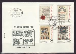 Yugoslavia 1792-1795 U/A FDC