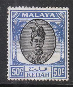 Malaya Kedah 1950 Sc 78 50c MH